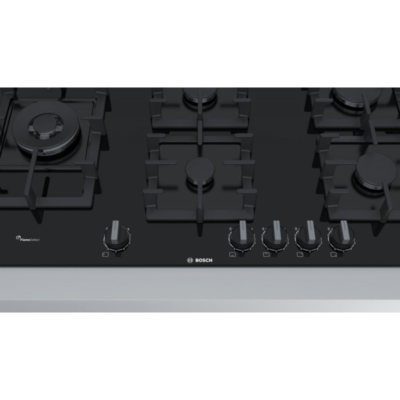 Bosch Serie 6 PPS9A6B90 hob Black Built-in Gas 5 zone(s)