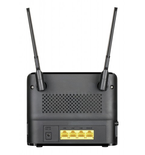 D-Link AC1200 router inalámbrico Gigabit Ethernet Doble banda (2,4 GHz 5 GHz) 4G Negro