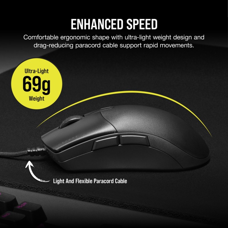 Corsair SABRE PRO souris Droitier USB Type-A Optique 18000 DPI