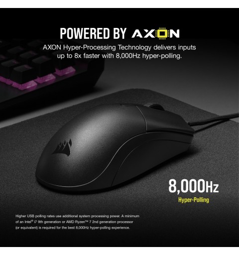 Corsair SABRE PRO souris Droitier USB Type-A Optique 18000 DPI