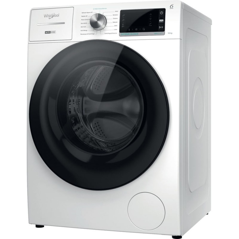 Whirlpool W7 W045WB IT lavadora Carga frontal 10 kg 1400 RPM B Blanco