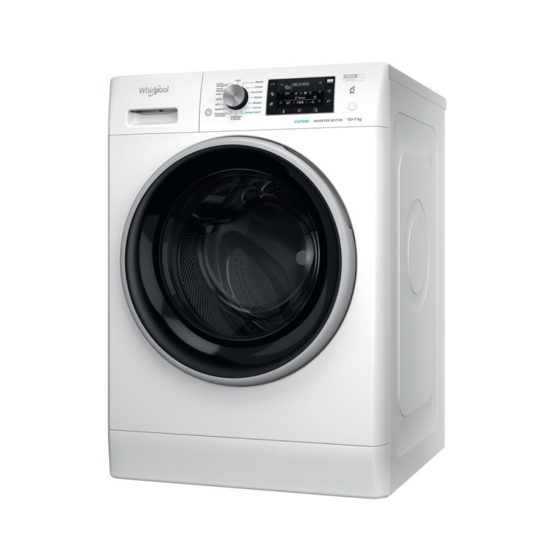 Whirlpool FFWDD 107625 WBS IT lavasciuga Libera installazione Caricamento frontale Bianco E Whirlpool FFWDD 107625 WBS IT lavasciuga Libera installazione Caricamento frontale Bianco E