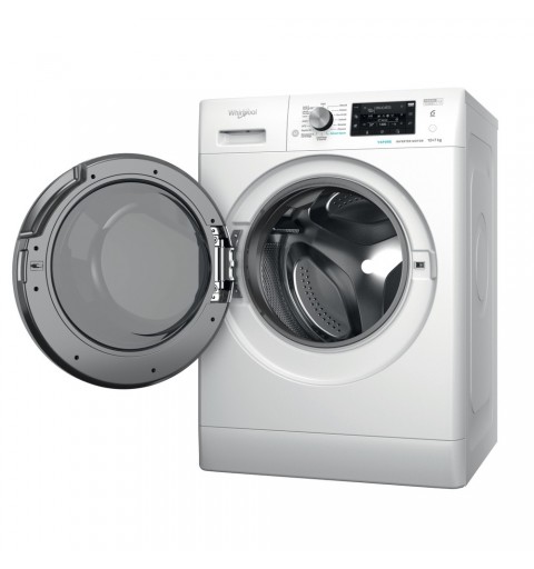 Whirlpool FFWDD 107625 WBS IT machine à laver avec sèche linge Autoportante Charge avant Blanc E
