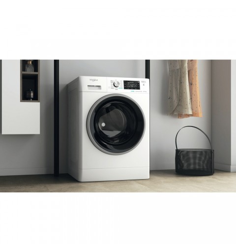 Whirlpool FFWDD 107625 WBS IT lavasciuga Libera installazione Caricamento frontale Bianco E