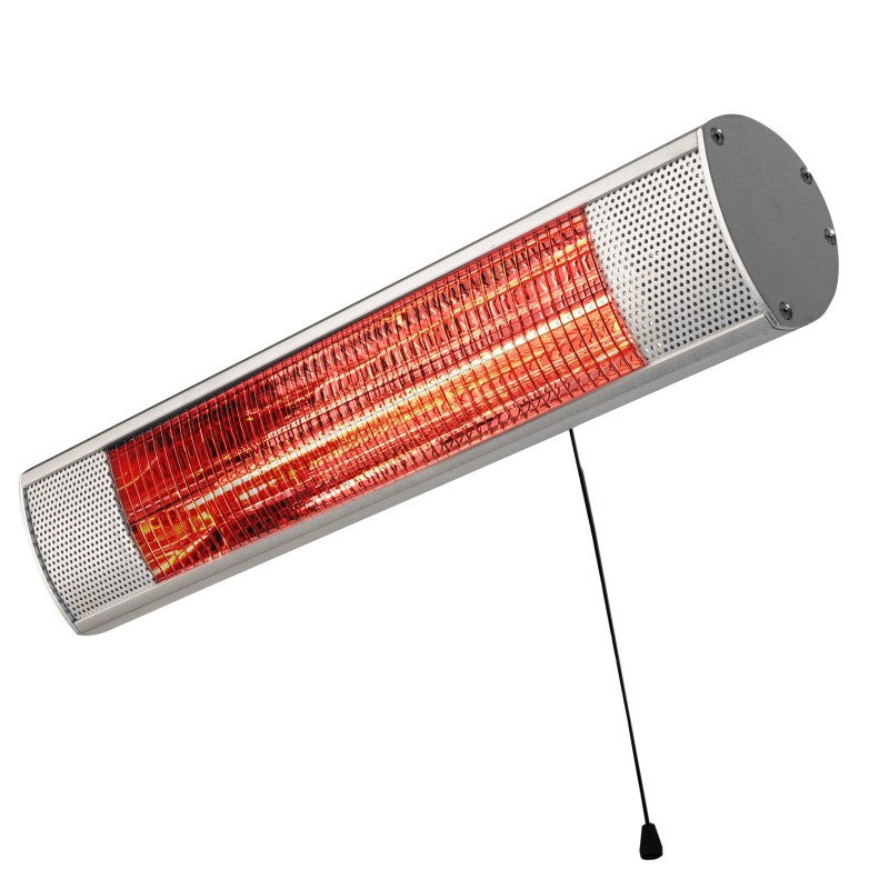 Bimar HR305 Elektrische Raumheizung Outdoor Aluminium 2000 W Elektrischer Halogen-Raumheizer