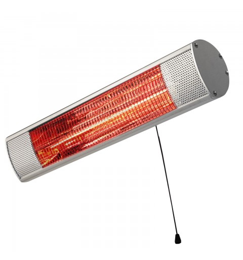 Bimar HR305 Elektrische Raumheizung Outdoor Aluminium 2000 W Elektrischer Halogen-Raumheizer