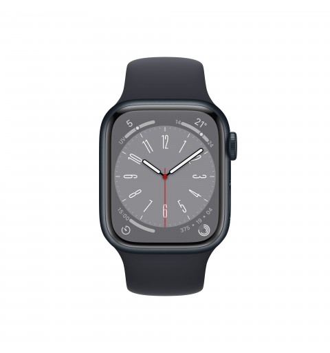 Apple Watch Series 8 OLED 41 mm 4G Negro GPS (satélite)