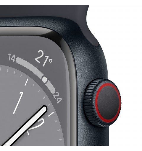 Apple Watch Series 8 OLED 41 mm 4G Negro GPS (satélite)