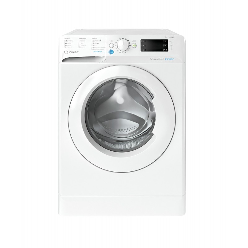 Indesit BWE 71285X W IT lavadora Carga frontal 7 kg 1200 RPM B Blanco