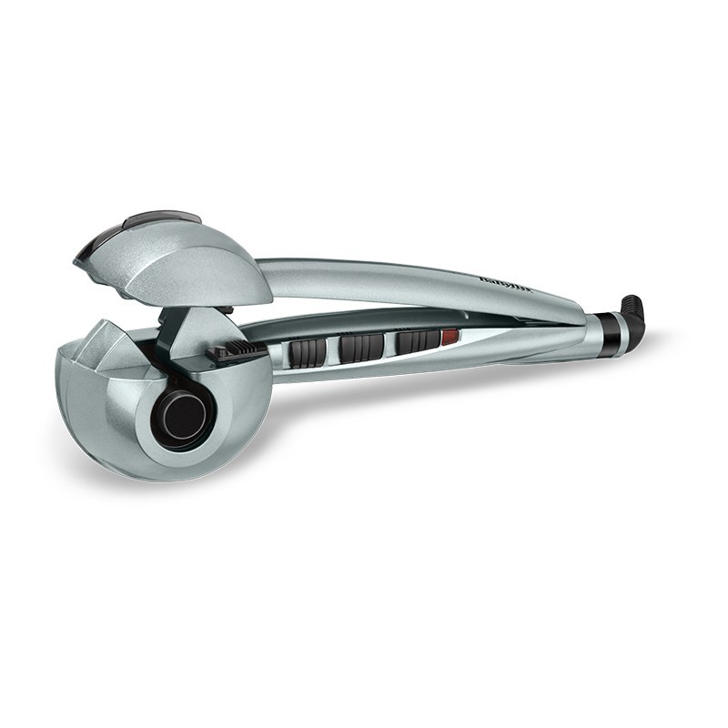 BaByliss C1800E Utensilio de peinado Rizador de pelo automático Vapor Gris 2,7 m