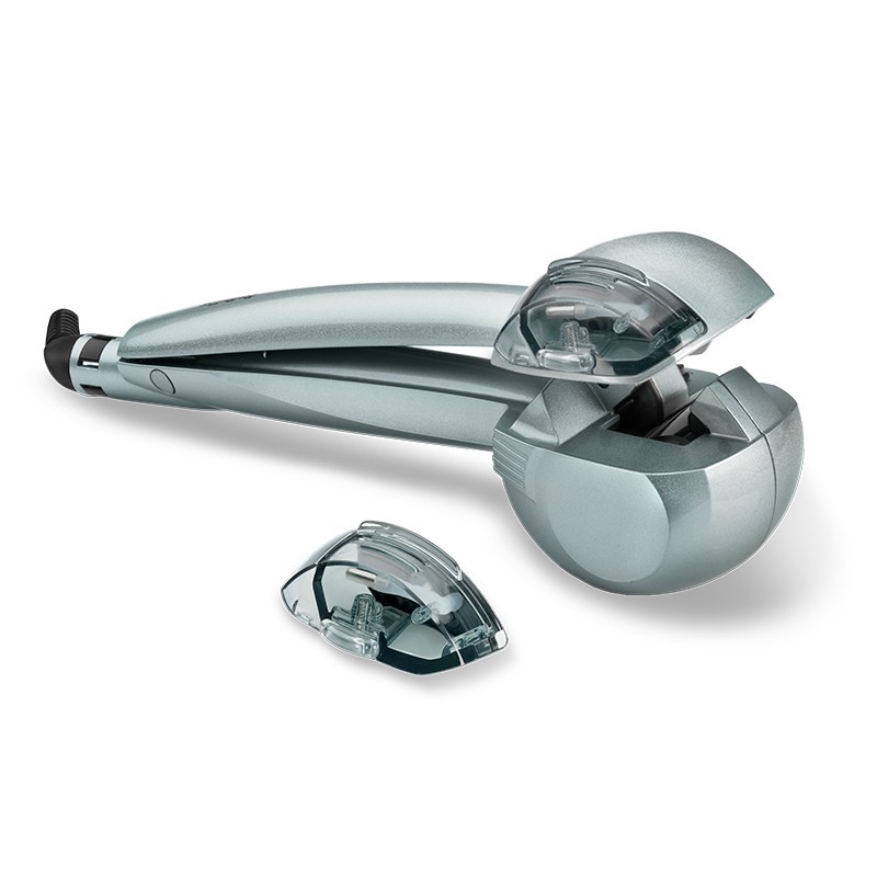 BaByliss C1800E Utensilio de peinado Rizador de pelo automático Vapor Gris 2,7 m