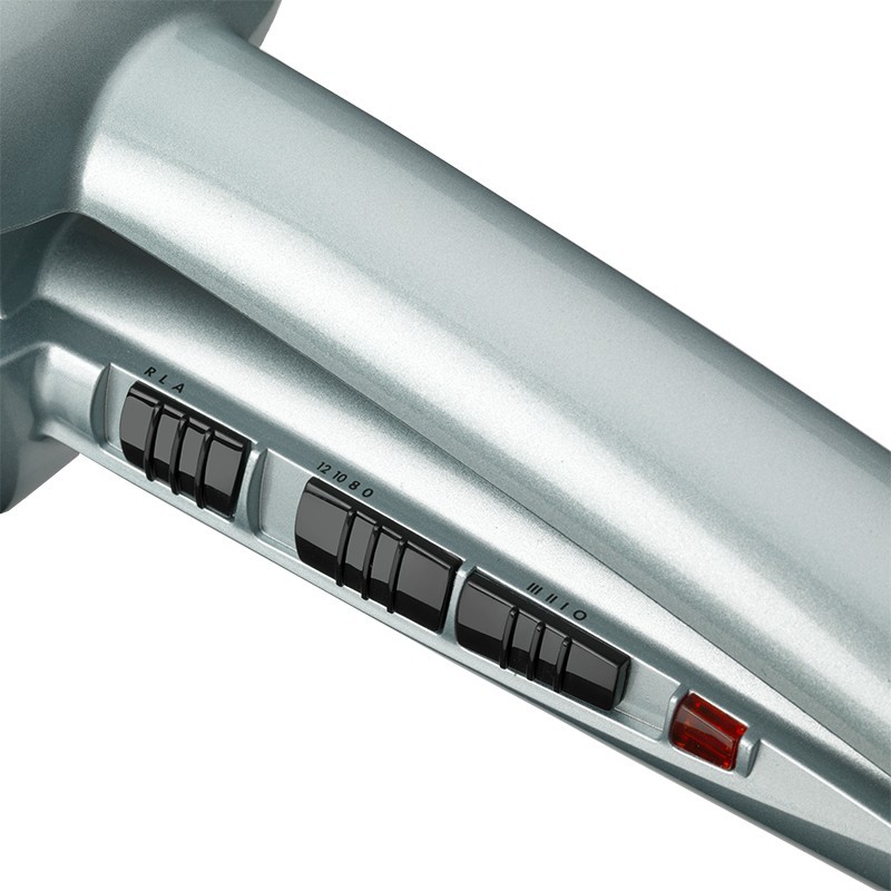 BaByliss C1800E Utensilio de peinado Rizador de pelo automático Vapor Gris 2,7 m