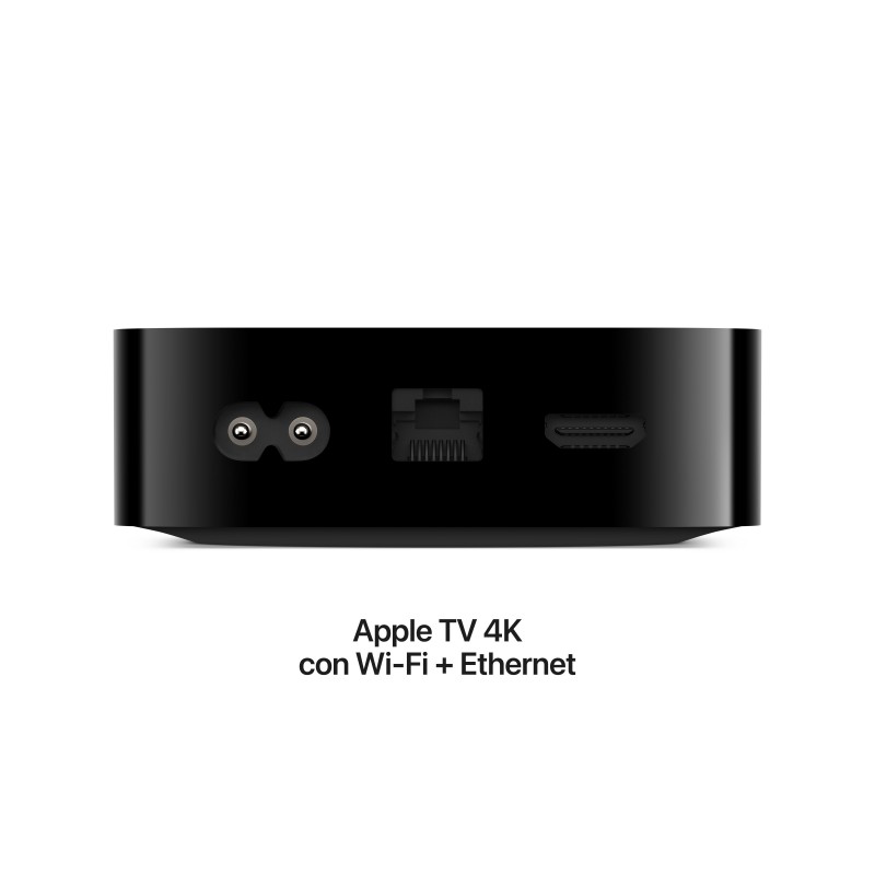 Apple TV 4K Schwarz, Silber 4K Ultra HD 128 GB WLAN Eingebauter Ethernet-Anschluss
