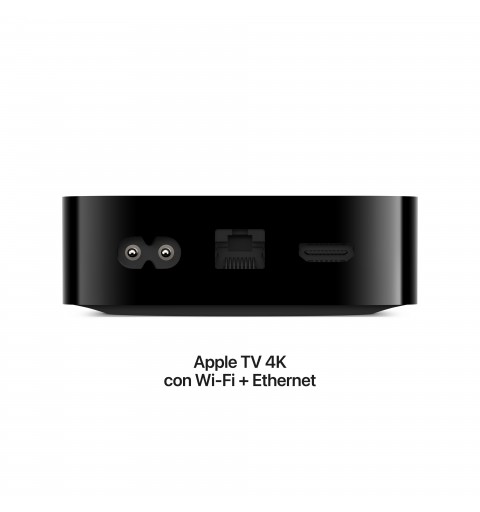 Apple TV 4K Black, Silver 4K Ultra HD 128 GB Wi-Fi Ethernet LAN