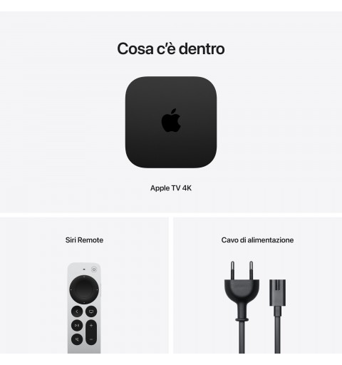 Apple TV 4K Wi‑Fi + Ethernet con 128GB di archiviazione