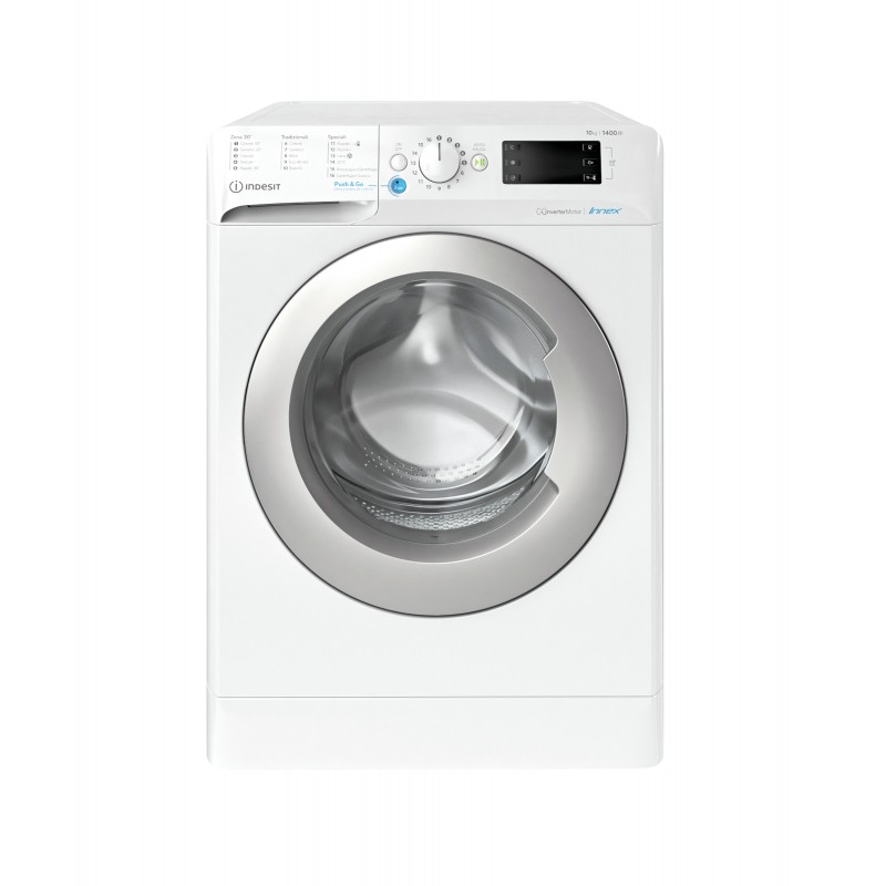 Indesit BWE 101486X WS IT machine à laver Charge avant 10 kg 1400 tr min A Blanc