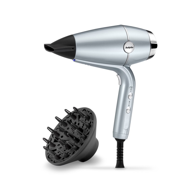 BaByliss Hydro-Fusion Hydro Fusion Hair Dryer 2100 W Métallique