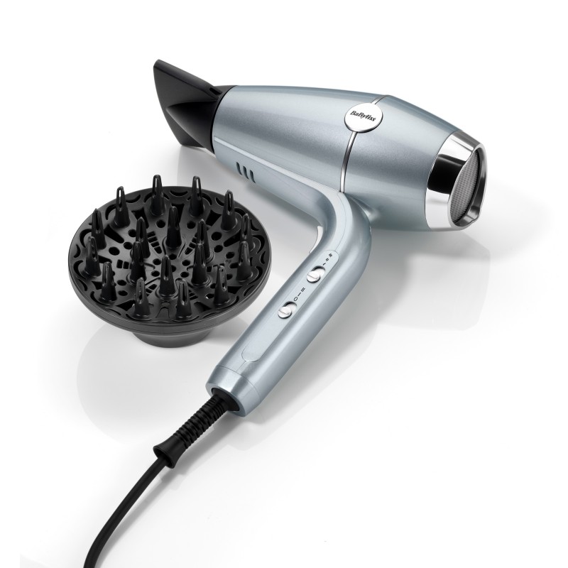 BaByliss Hydro-Fusion Hydro Fusion Hair Dryer 2100 W Metallico