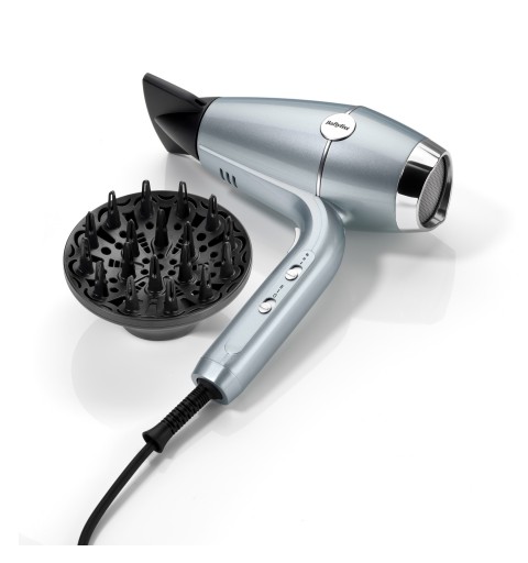 BaByliss Hydro-Fusion Hydro Fusion Hair Dryer 2100 W Metallico