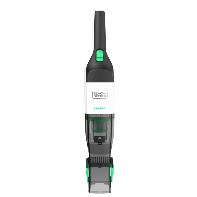 Black & Decker REVHV8C-QW aspirapolvere senza filo Nero, Bianco Senza sacchetto