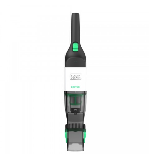 Black & Decker REVHV8C-QW aspirapolvere senza filo Nero, Bianco Senza sacchetto