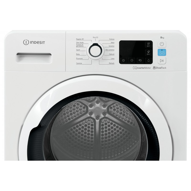 Indesit YTN M11 83K RX IT asciugatrice Libera installazione Caricamento frontale 8 kg A+++ Bianco