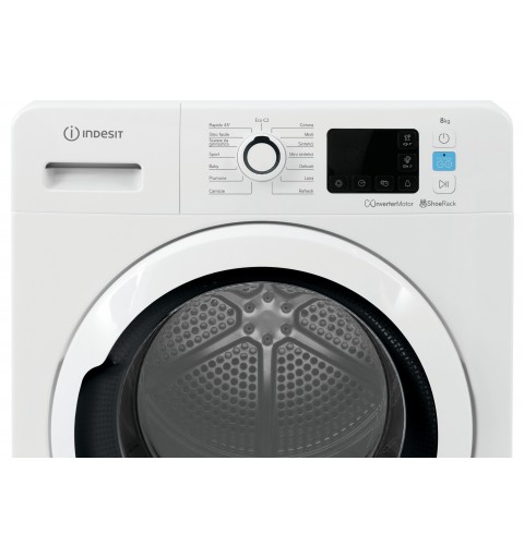 Indesit YTN M11 83K RX IT asciugatrice Libera installazione Caricamento frontale 8 kg A+++ Bianco