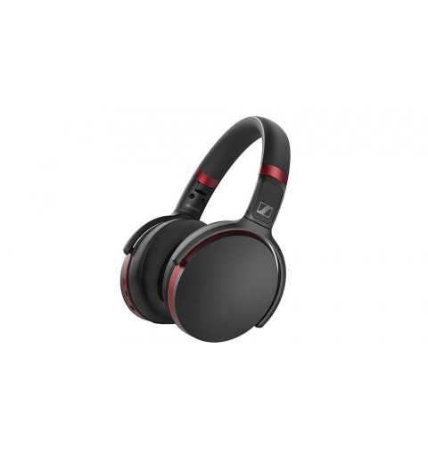 Sennheiser HD 458BT Auricolare Con cavo e senza cavo A Padiglione MUSICA USB tipo-C Bluetooth Nero, Rosso