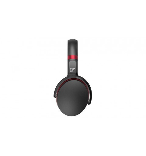 Sennheiser HD 458BT Auricolare Con cavo e senza cavo A Padiglione MUSICA USB tipo-C Bluetooth Nero, Rosso