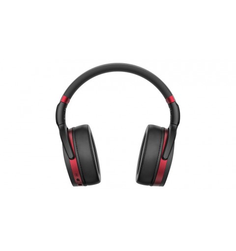 Sennheiser HD 458BT Auricolare Con cavo e senza cavo A Padiglione MUSICA USB tipo-C Bluetooth Nero, Rosso