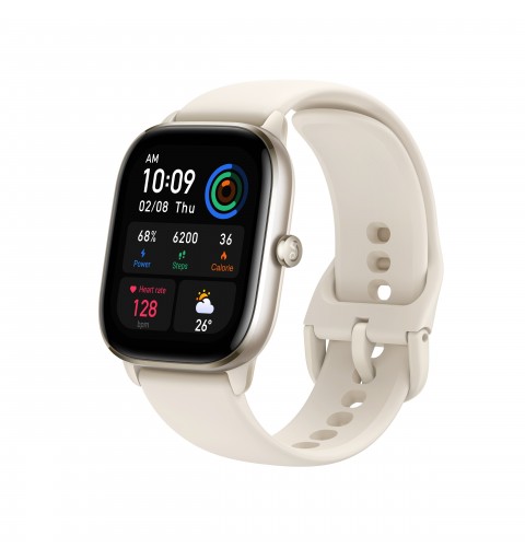 Amazfit GTS 4 mini 4,19 cm (1.65") AMOLED Bianco GPS (satellitare)