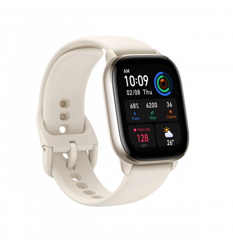 Amazfit GTS 4 mini 4,19 cm (1.65") AMOLED Blanc GPS (satellite)