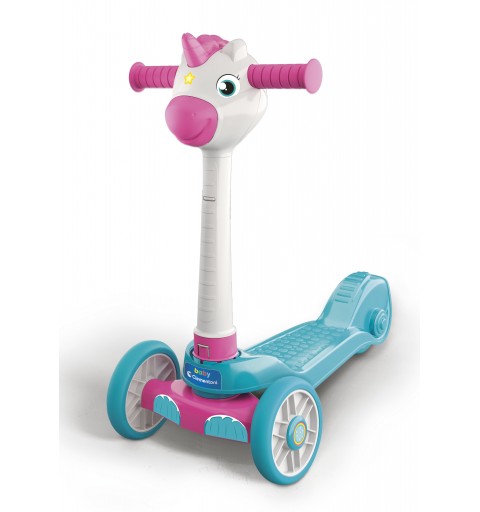 Clementoni Action & Réaction - Baby Unicorn Push Scooter