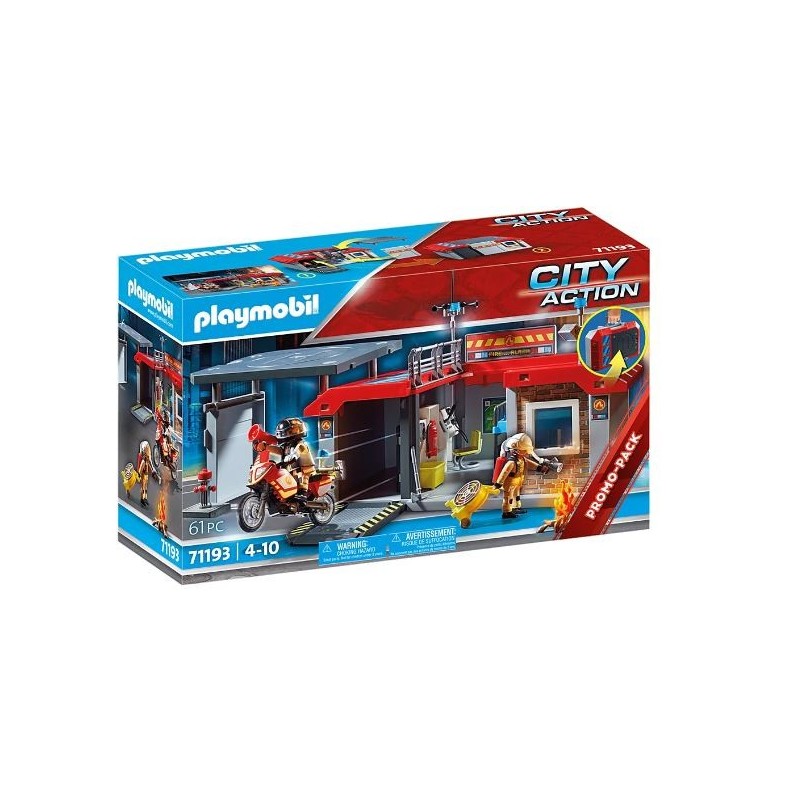 Playmobil City Action Take Along Fire Station