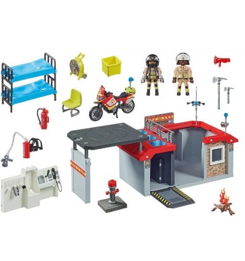Playmobil City Action Take Along Fire Station
