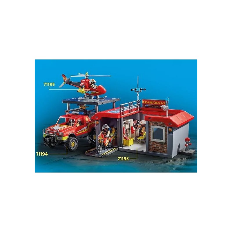 Playmobil City Action Take Along Fire Station