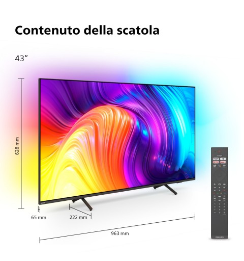 Philips 43PUS8517 109.2 cm (43") 4K Ultra HD Smart TV Wi-Fi Anthracite