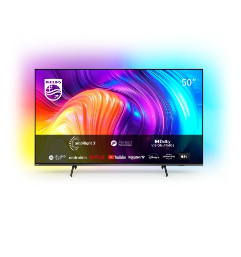 Philips AMBILIGHT tv the one 50" Android TV UHD 4K 50PUS8517, Processore P5, HDR10+ e Dolby Vision, Ready for Gaming, Smart TV,