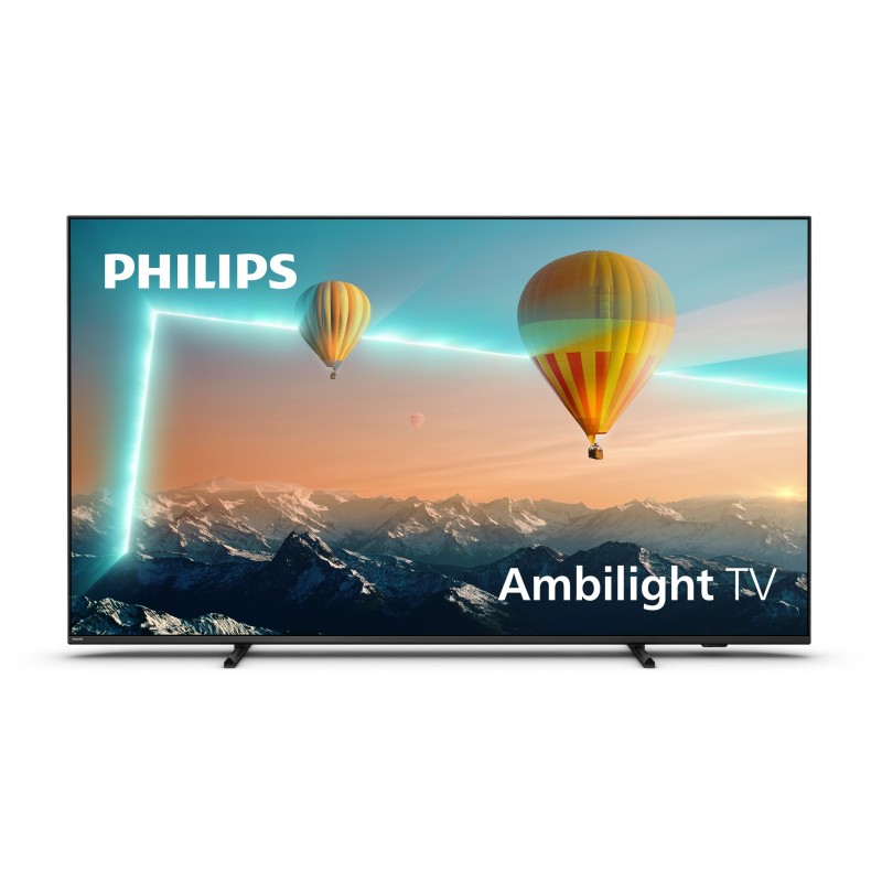 Philips AMBILIGHT tv 55" Android TV UHD 4K 55PUS8007, HDR10+ e Dolby Vision, Ready for Gaming, Smart TV, Dolby Atmos, NOVITÀ