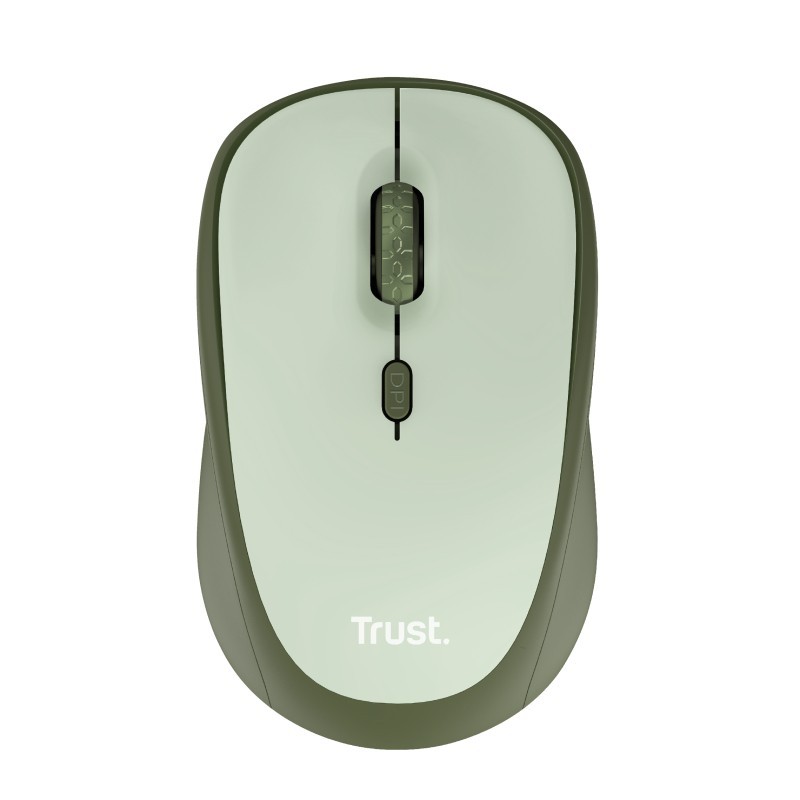 Trust Yvi+ ratón mano derecha RF inalámbrico Óptico 1600 DPI