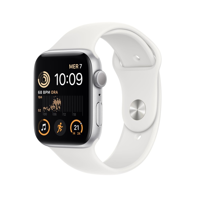 Apple Watch SE OLED 44 mm Silber GPS