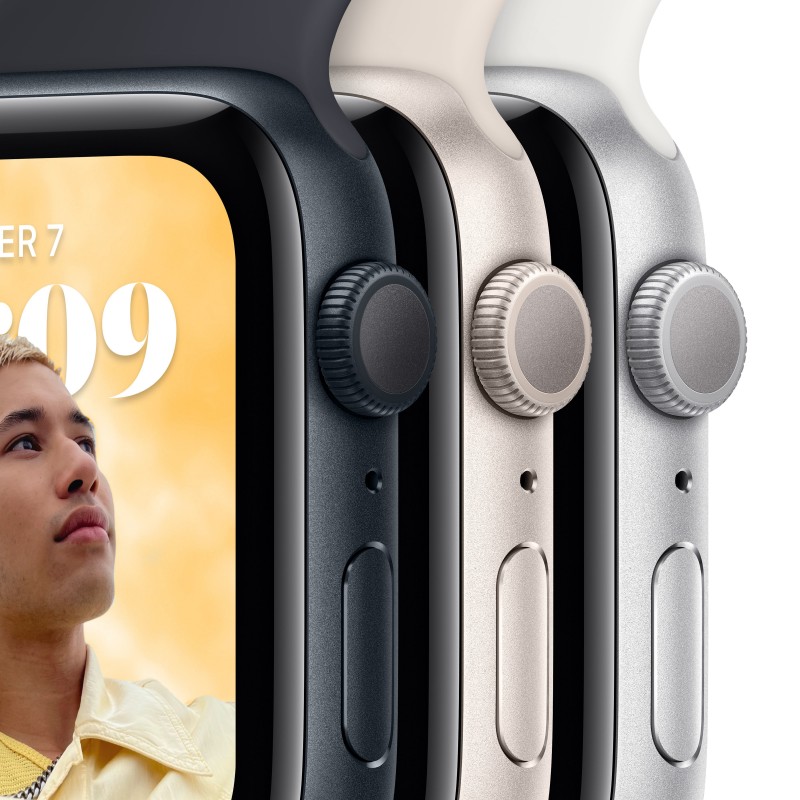 Apple Watch SE OLED 44 mm Silber GPS