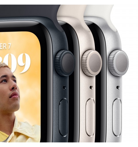 Apple Watch SE OLED 44 mm Silber GPS