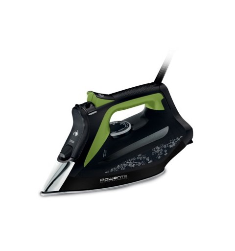 Rowenta DW6330 Eco Intelligence Dry & Steam iron Microsteam 400 HD soleplate 2500 W Black, Green