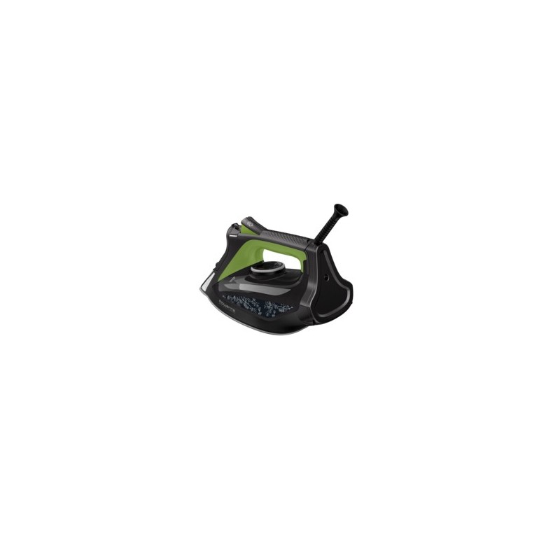 Rowenta DW6330 Eco Intelligence Dry & Steam iron Microsteam 400 HD soleplate 2500 W Black, Green