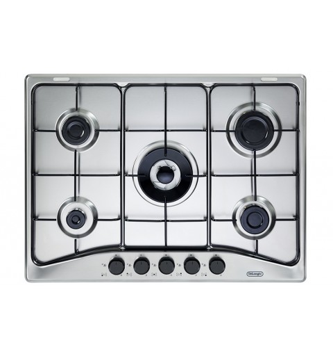 De’Longhi FFA 57 ASV piano cottura Acciaio inossidabile Da incasso 68 cm Gas 5 Fornello(i)