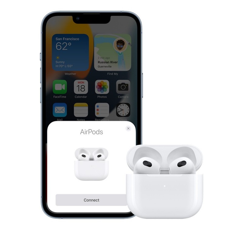 Apple AirPods (3rd generation) AirPods (3.ª generación) con estuche de carga Lightning