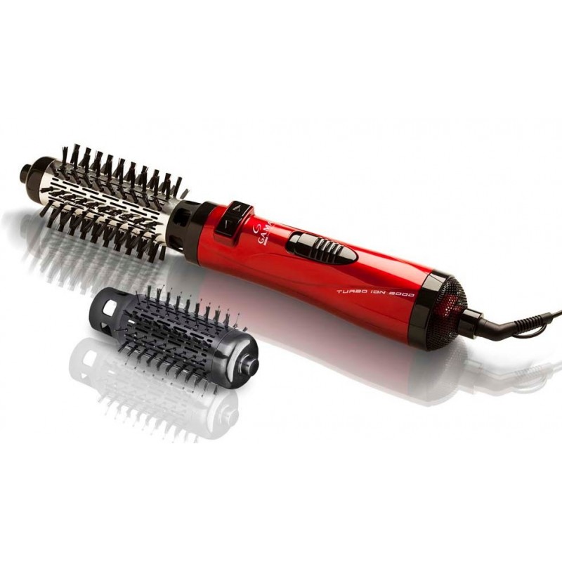 GA.MA A21.808 hair styling tool Hot air brush Warm Black, Red 1000 W 2.4 m