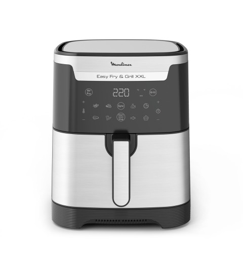 Moulinex Easy Fry & Grill XXL Single Stand-alone Hot air fryer Black, Stainless steel