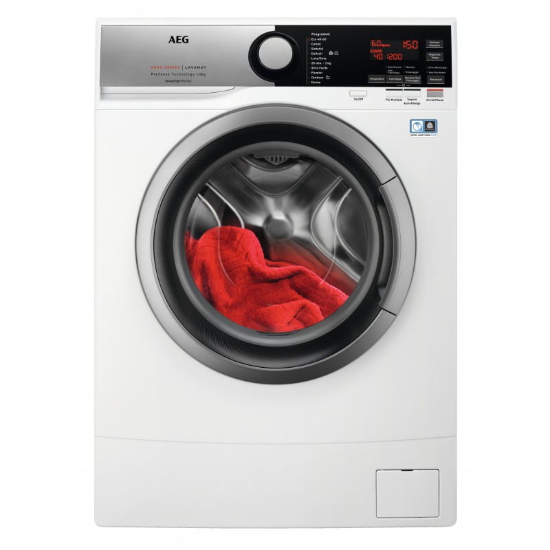 AEG L6SE62S lavatrice Caricamento frontale 6 kg 1151 Giri min C Bianco